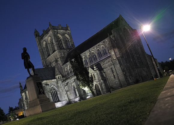 Paisley Abbey at an Angle-crop 2